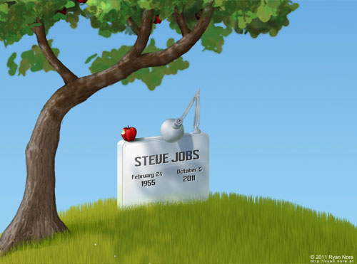 33 steve jobs tribute1 Steve Jobs an Inspiration To All