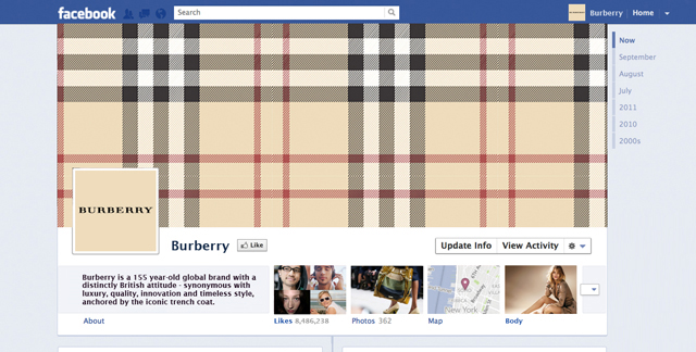 40 Kreatif Burberry Contoh Desain Facebook Timeline