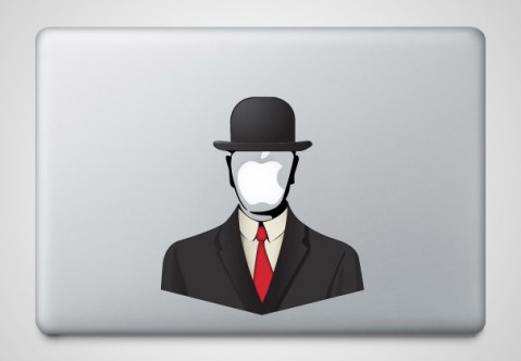 cool macbook stickers son of man1 50+ Creative Macbook Pro Decals From Etsy
