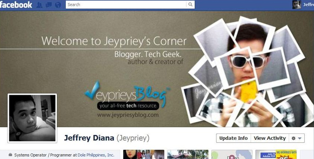 jeffrey diana 40 Creative Examples of Facebook Timeline Designs