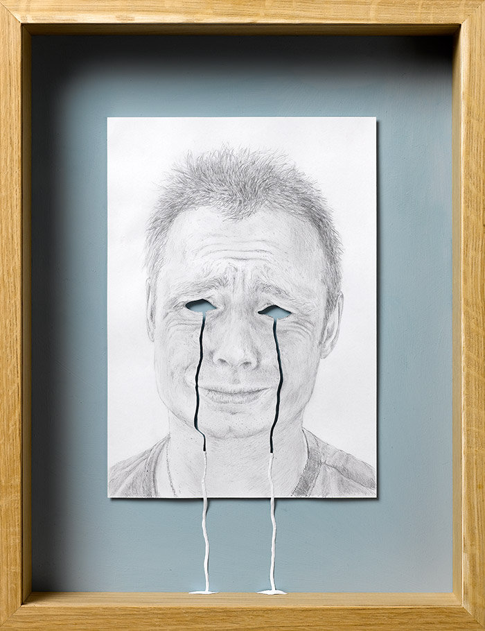15 crying my eyes out1 25 Striking Framed Papercuts by Peter Callesen