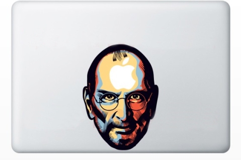 apple and steve jobs macbook decal 50+ Creative Macbook Pro Decals From Etsy