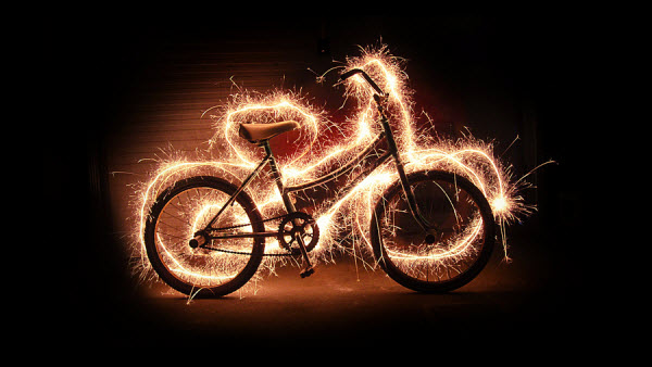 bike1 20 Mind Melting Examples of Light Painting