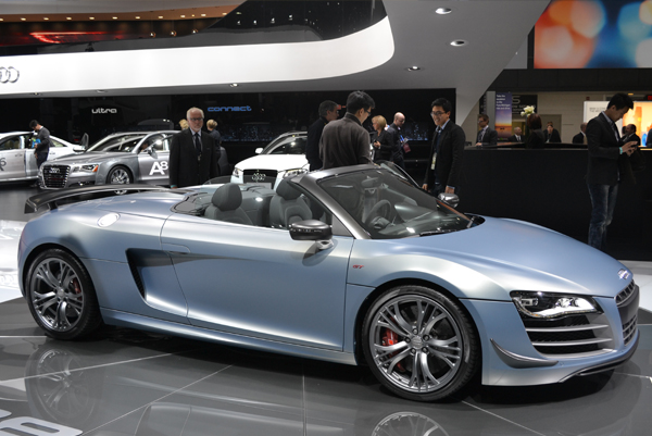 audi r8 gt spyder 2012 North American International Auto Show by Ford Motors
