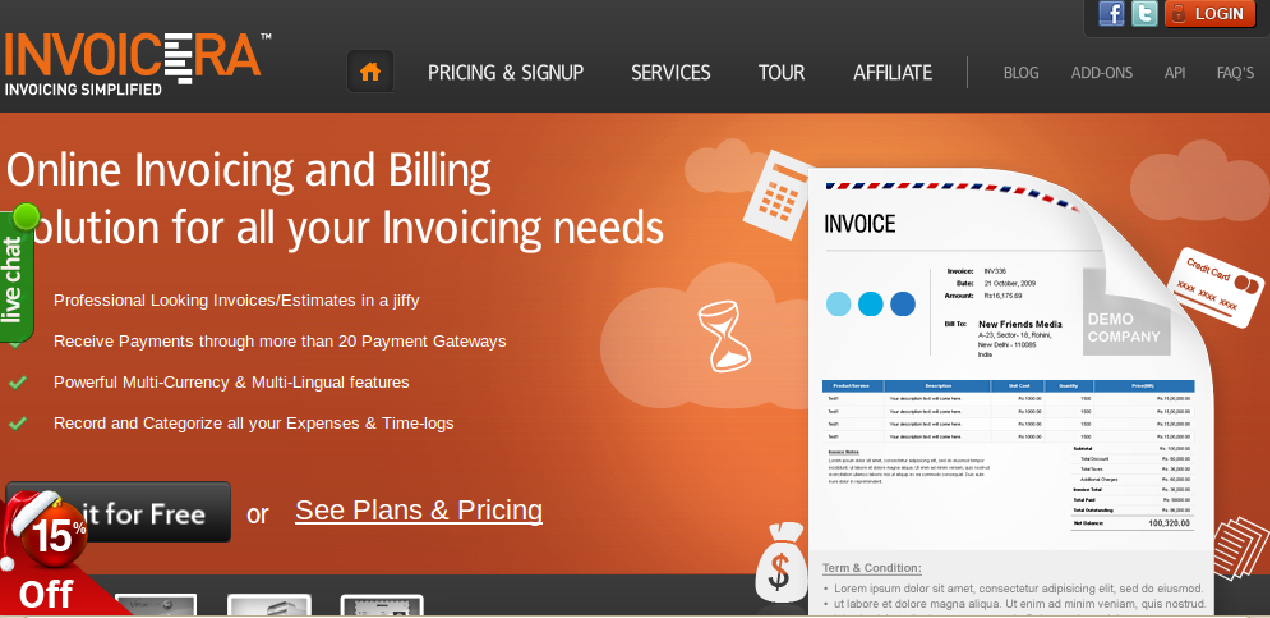 invoicera Online applications to combat your burdensome paperwork