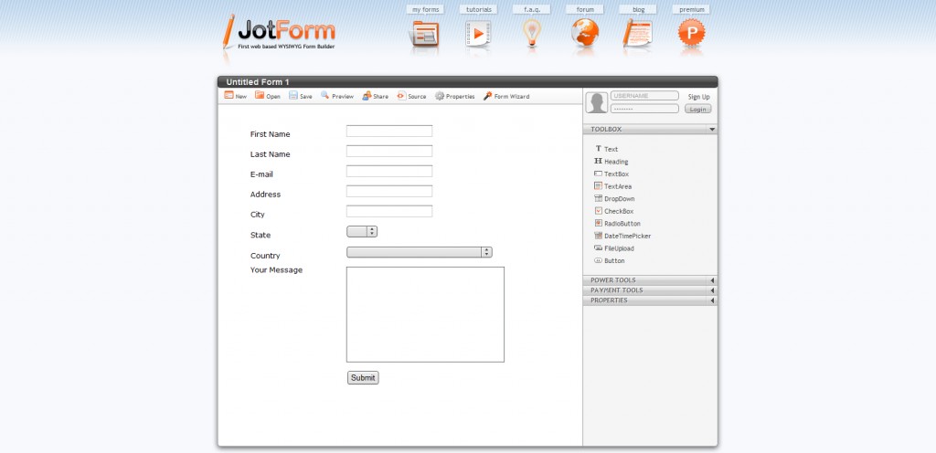 jotform 1024x4961 Top 10 Services For Contact Form Creation 