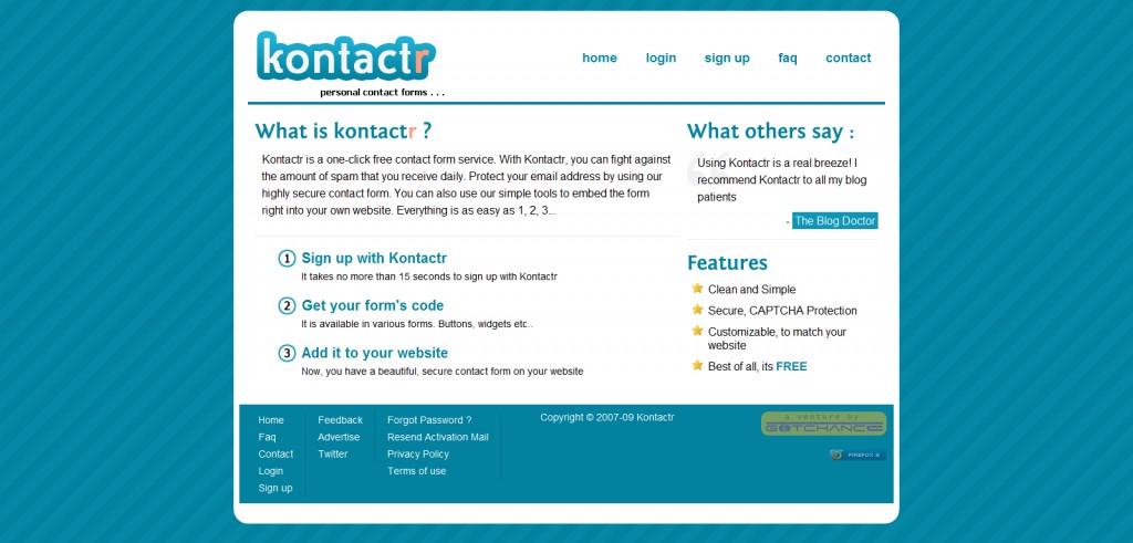kontactr 1024x4911 Top 10 Services For Contact Form Creation 