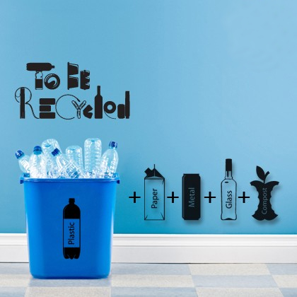 to be recycled 40 Innovative Wall Stickers by Hu2 Design