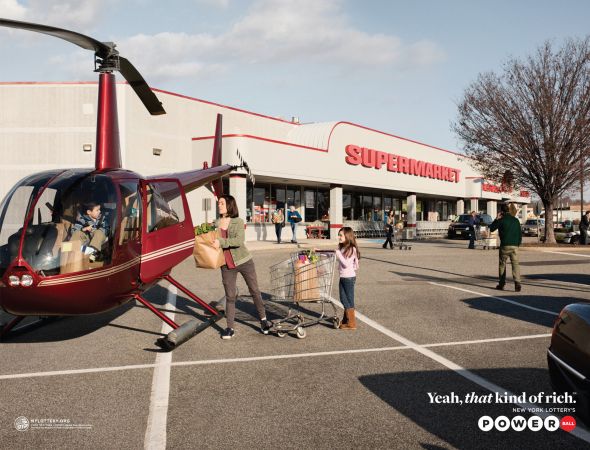 powerball helicopter preview1 50 Creative & Effective Advertising Examples 