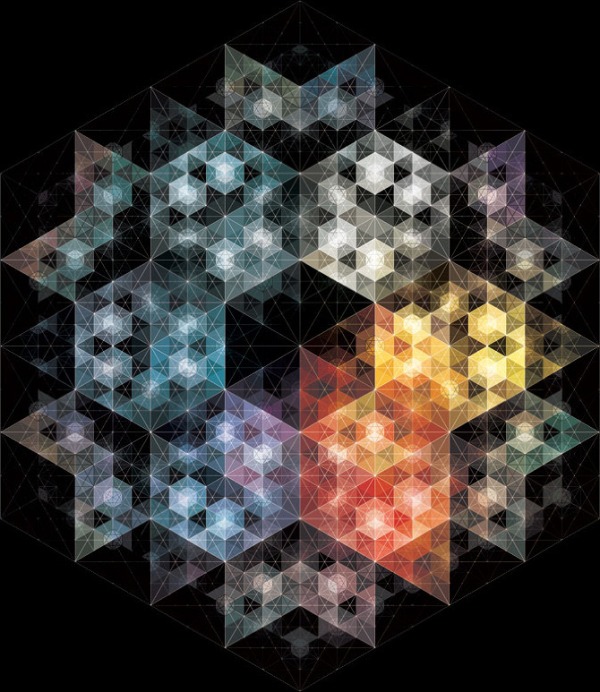 08 23 2011b Kaleidoscopic and Hypnotic Geometric Compositions by Andy Gilmore