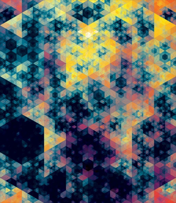 10 23 2011 Kaleidoscopic and Hypnotic Geometric Compositions by Andy Gilmore