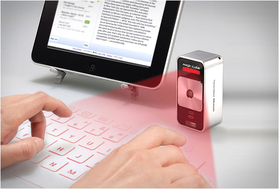 celluon magic cube1 15+ Innovative Accessories for your iPad