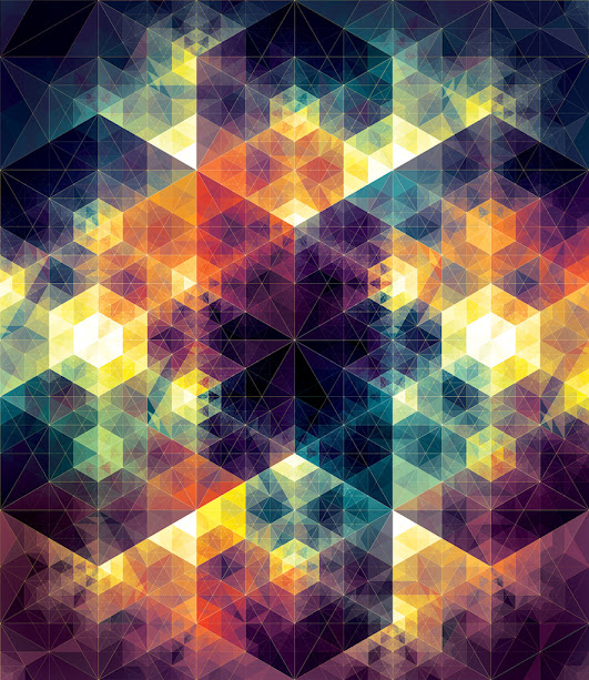 kaleidoscope by andy gilmore 1 Kaleidoscopic and Hypnotic Geometric Compositions by Andy Gilmore