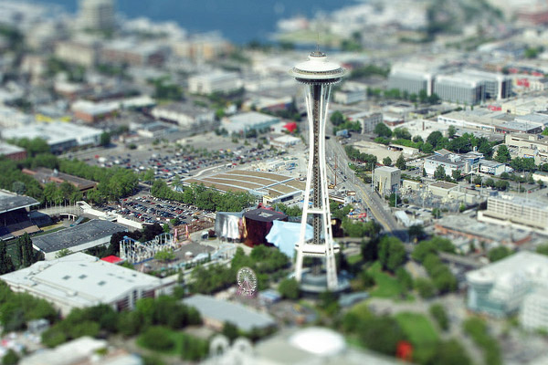 seattle 40 Wonderful Examples of Tilt Shift Photography