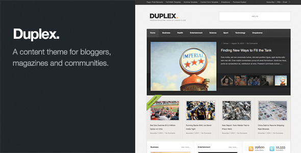 Duplex - Magazine / Community / Blog Theme