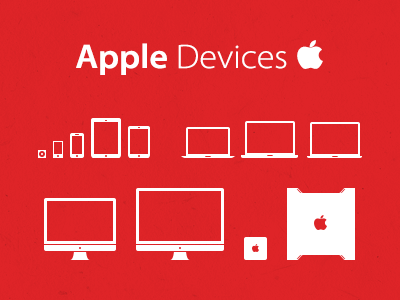 Apple devices iconset by Oleg Laptev