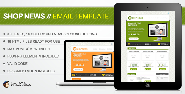 Shop News Email Template