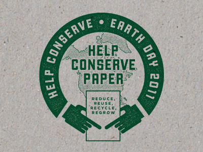Conserve Paper by Dustin Wallace