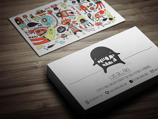 Multimedia Artist Business Card by Theme Flava