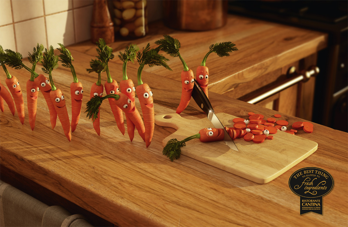 food 16 The Perky Side of Food Advertising: 20 Creative and Eye Catching Restaurant Ads